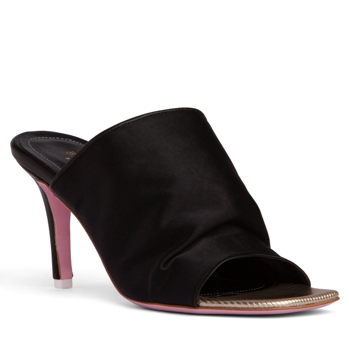 Lana Stretch Satin Heeled Sandal Women’S Leather Outsole Sandals by Beautiisoles – Don't Panic Shoes