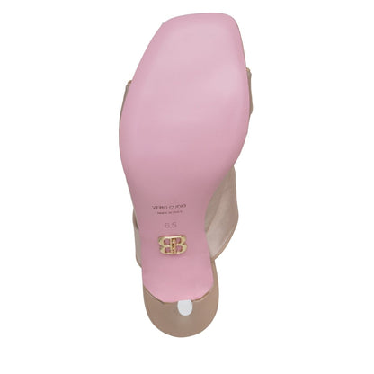 Lana Stretch Satin Heeled Sandal Women’S Leather Sole Italy Sandals by Beautiisoles – Don't Panic Shoes