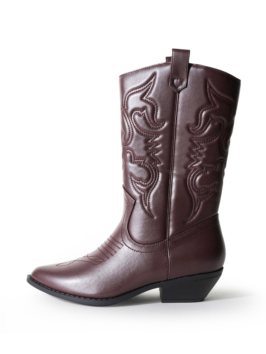 Lasso | Dark Chocolate Boots by J.Adams – Don't Panic Shoes