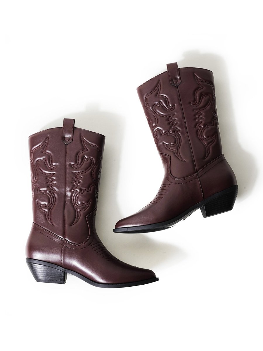 Lasso | Dark Chocolate Boots by J.Adams – Don't Panic Shoes