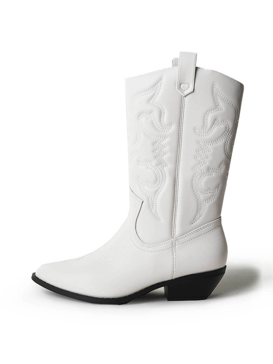Lasso | White Boots by J.Adams – Don't Panic Shoes