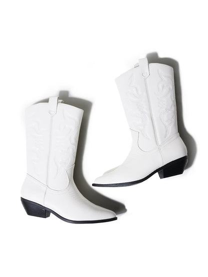 Lasso | White Boots by J.Adams – Don't Panic Shoes