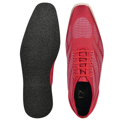 Lava Singh Mens Casual Textile Printed Lace Up Shoes Loafers by Libertyzeno – Don't Panic Shoes