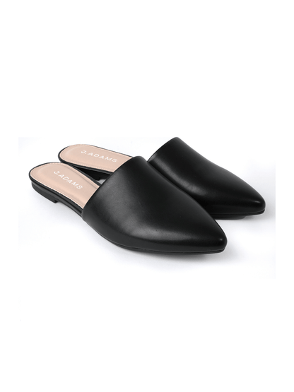 Lennox | Black Flats by J.Adams – Don't Panic Shoes
