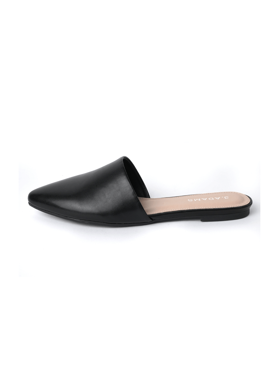Lennox | Black Flats by J.Adams – Don't Panic Shoes