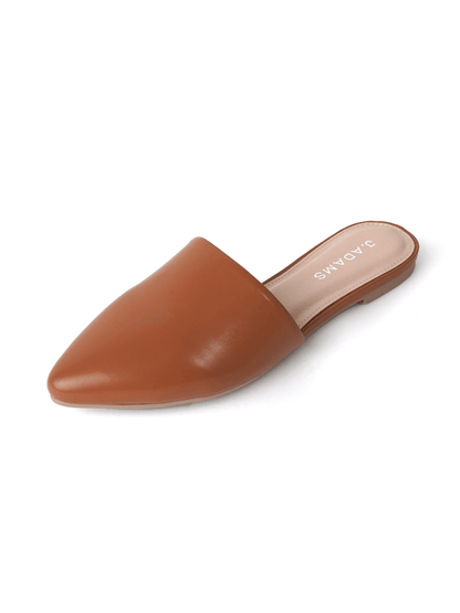 Lennox | Caramel Flats by J.Adams – Don't Panic Shoes