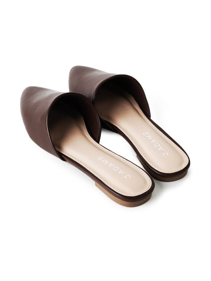 Lennox | Dark Chocolate Flats by J.Adams – Don't Panic Shoes