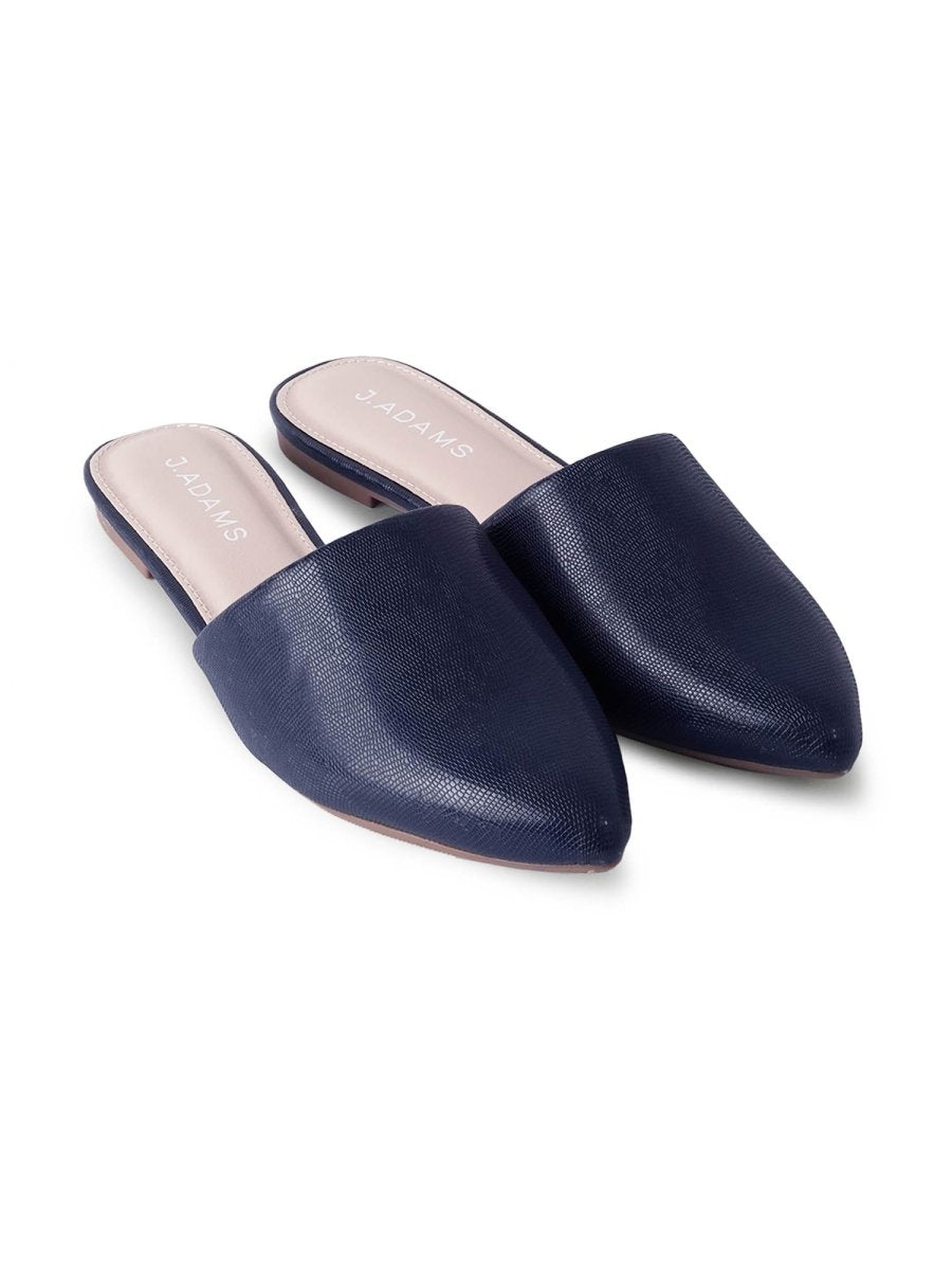 Lennox | Navy Flats by J.Adams – Don't Panic Shoes