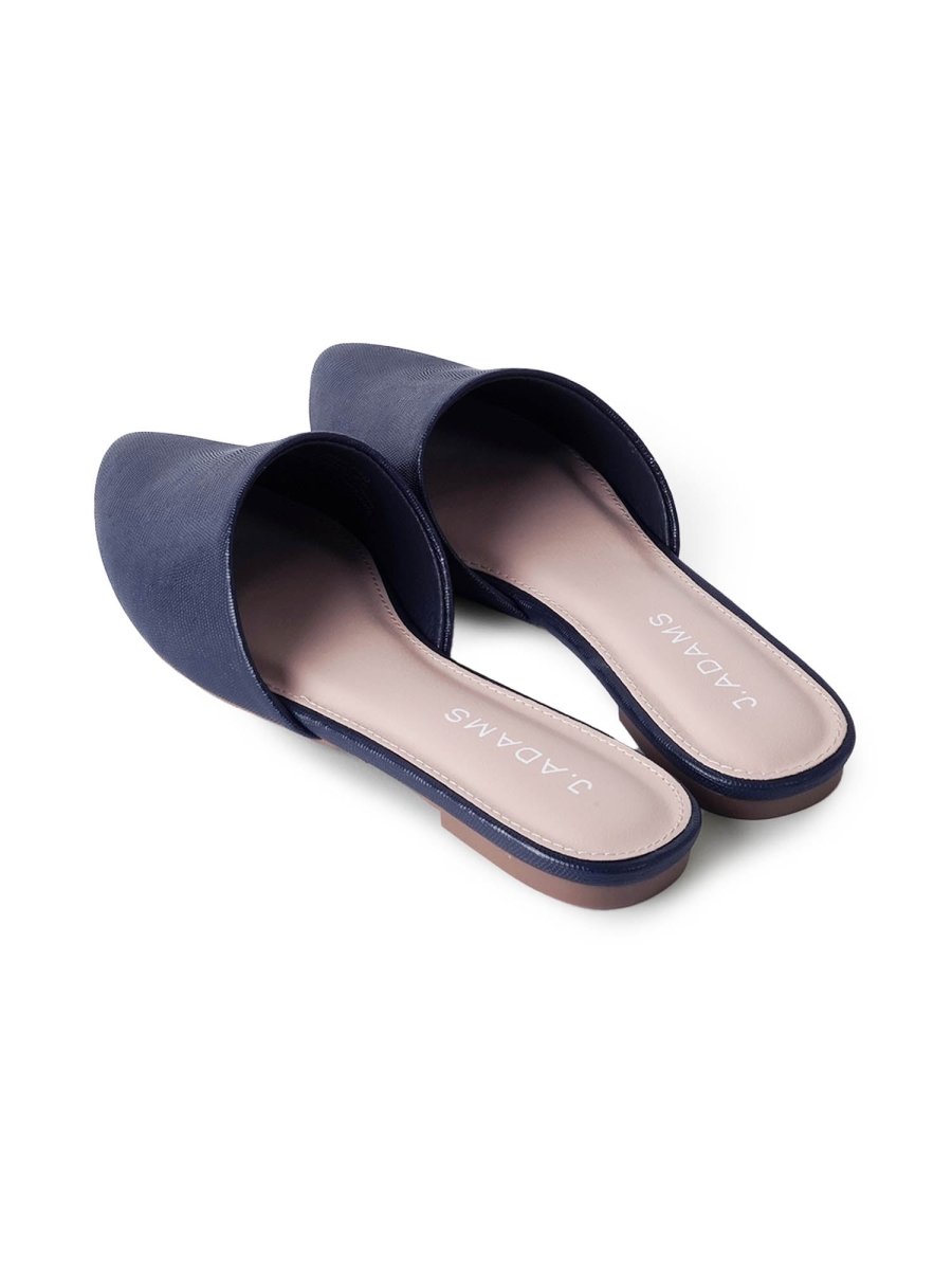 Lennox | Navy Flats by J.Adams – Don't Panic Shoes