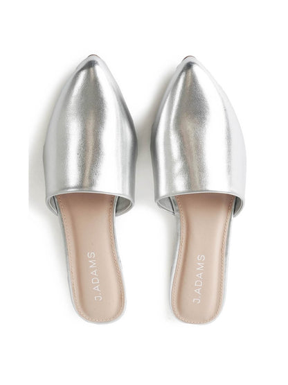 Lennox | Silver Flats by J.Adams – Don't Panic Shoes