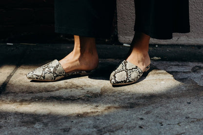 Lennox | Snake Flats by J.Adams – Don't Panic Shoes