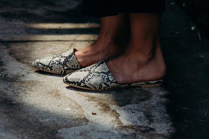 Lennox | Snake Flats by J.Adams – Don't Panic Shoes