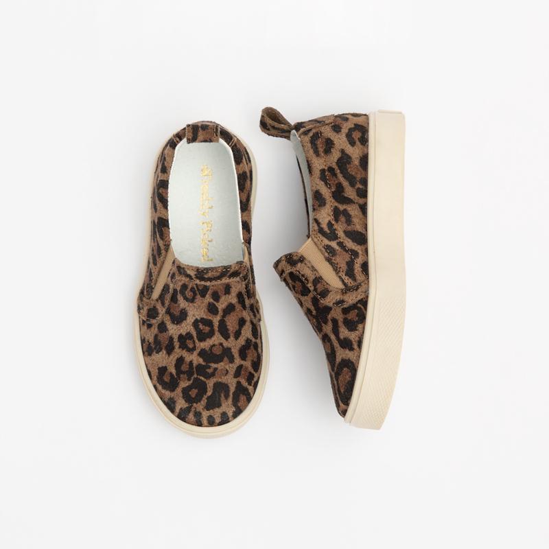 Leopard Classic Slip On Kids - Slip - On Sneaker by Freshly Picked – Don't Panic Shoes