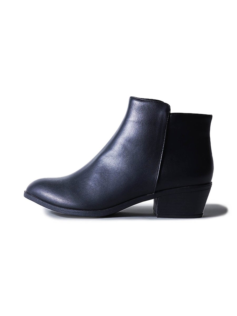 Lexy | Black Booties by J.Adams – Don't Panic Shoes