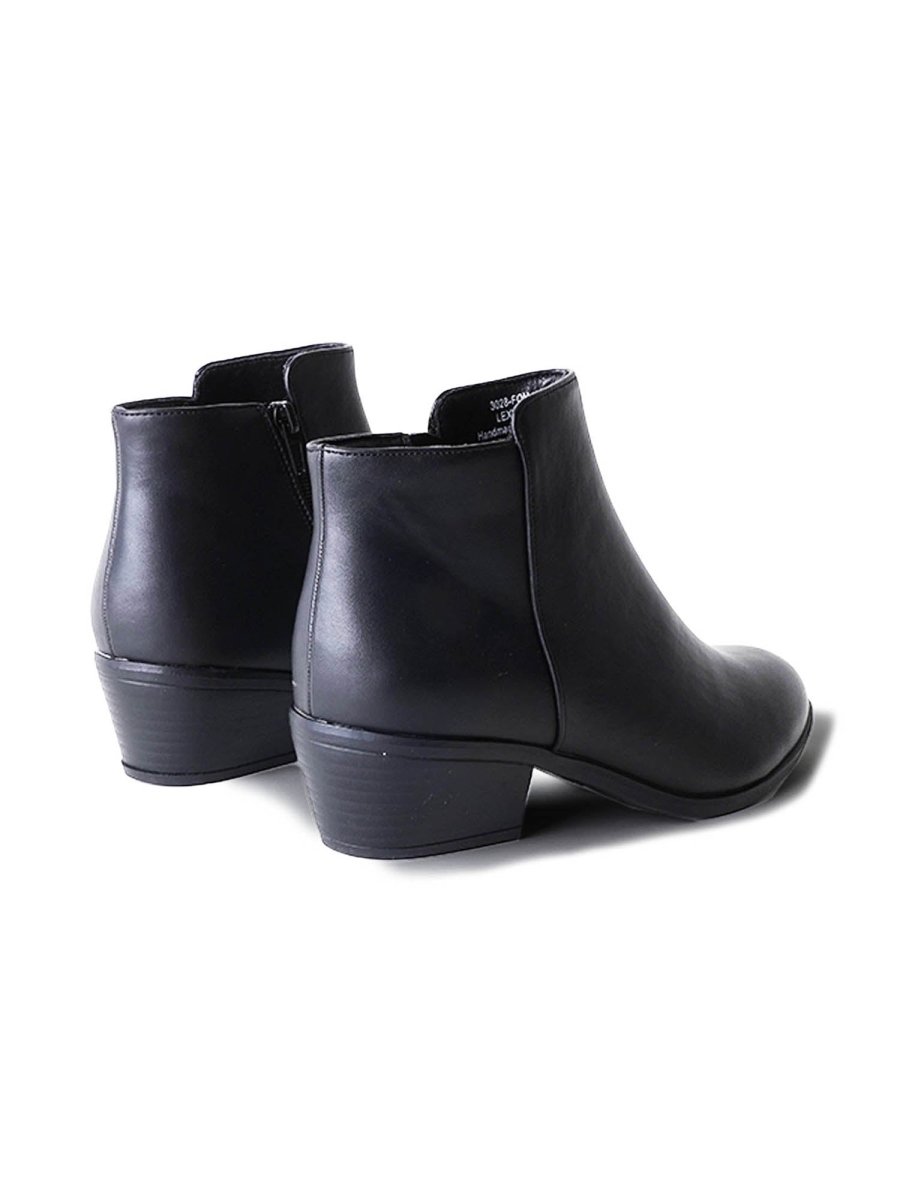 Lexy | Black Booties by J.Adams – Don't Panic Shoes
