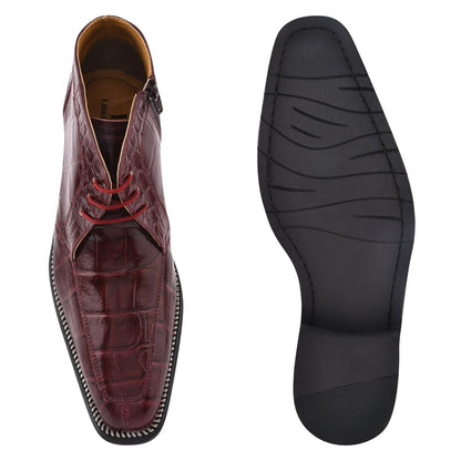 Liam Genuine Leather Lace - Up Style Boots For Men Boots by Libertyzeno – Don't Panic Shoes