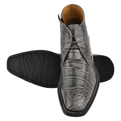 Liam Genuine Leather Lace - Up Style Boots For Men Boots by Libertyzeno – Don't Panic Shoes