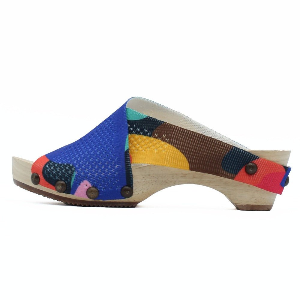 Libby - Vivid Dream Platform Clog Sandals Footwear by Jax & Bard Shoes – Don't Panic Shoes