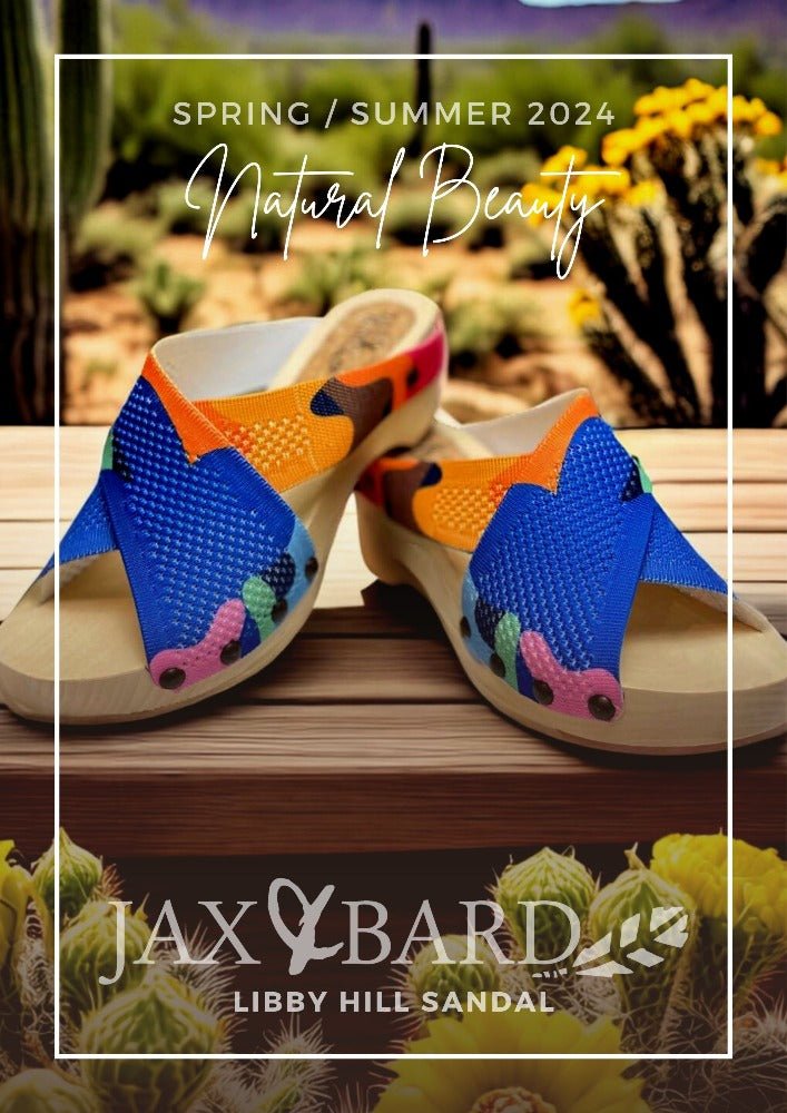 Libby - Vivid Dream Platform Clog Sandals Footwear by Jax & Bard Shoes – Don't Panic Shoes