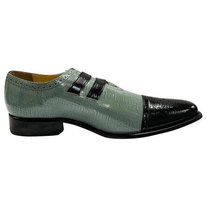 Libertyzeno Men's Double Buckle Monk Strap Leather Dress Shoes Shoes by Libertyzeno – Don't Panic Shoes