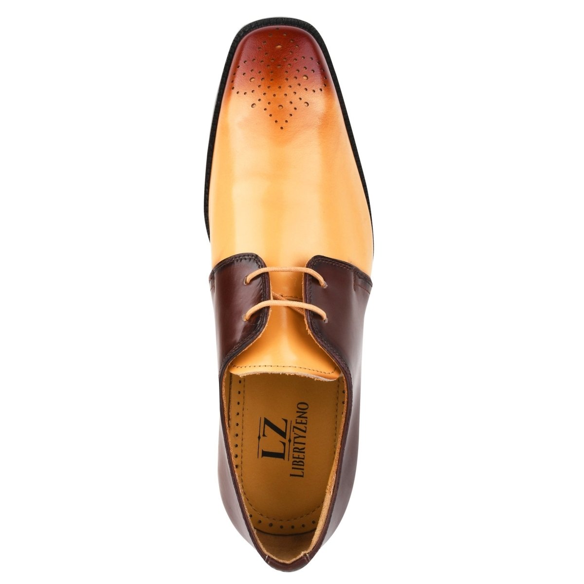 Libertyzeno Shoes Daniel Genuine Leather OxFord Dress Shoes for Men Shoes by Libertyzeno – Don't Panic Shoes