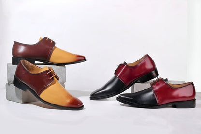 Libertyzeno Shoes Daniel Genuine Leather OxFord Dress Shoes for Men Shoes by Libertyzeno – Don't Panic Shoes