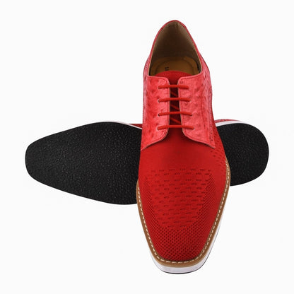 Libertyzeno Shoes Gutta Leather Textile Casual Sneakers For Men Shoes by Libertyzeno – Don't Panic Shoes