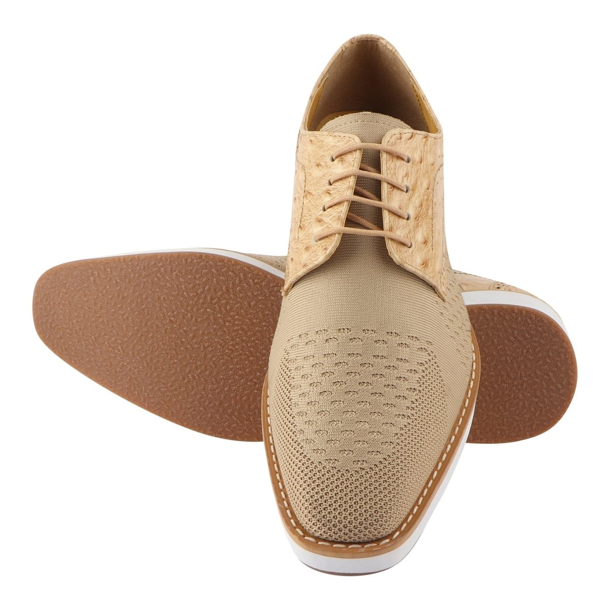 Libertyzeno Shoes Gutta Leather Textile Casual Sneakers For Men Shoes by Libertyzeno – Don't Panic Shoes