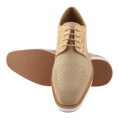 Libertyzeno Shoes Gutta Leather Textile Casual Sneakers For Men Shoes by Libertyzeno – Don't Panic Shoes