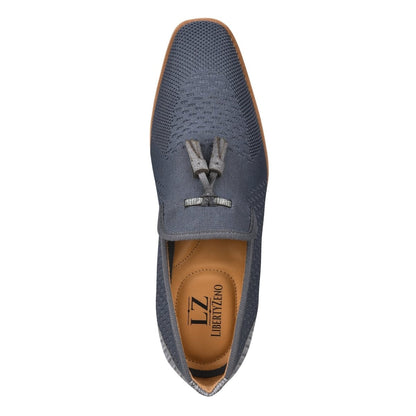 Libertyzeno Shoes Jean Leather Textile Casual Loafers Loafers by Libertyzeno – Don't Panic Shoes
