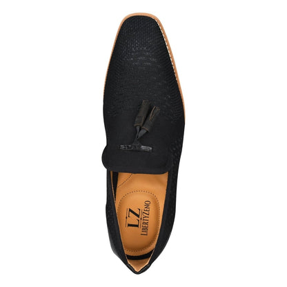 Libertyzeno Shoes Jean Leather Textile Casual Loafers Loafers by Libertyzeno – Don't Panic Shoes