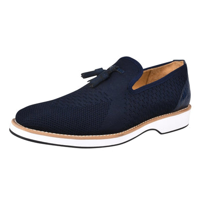 Libertyzeno Shoes Jean Leather Textile Casual Loafers Loafers by Libertyzeno – Don't Panic Shoes