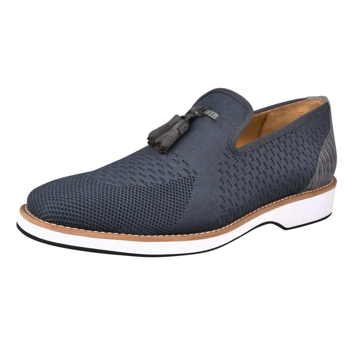 Libertyzeno Shoes Jean Leather Textile Casual Loafers Loafers by Libertyzeno – Don't Panic Shoes