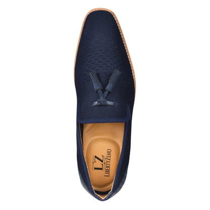 Libertyzeno Shoes Jean Leather Textile Casual Loafers Loafers by Libertyzeno – Don't Panic Shoes