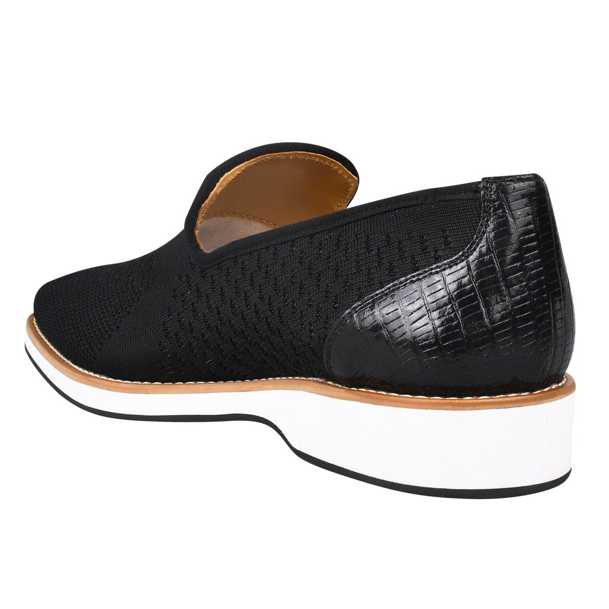 Libertyzeno Shoes Jean Leather Textile Casual Loafers Loafers by Libertyzeno – Don't Panic Shoes