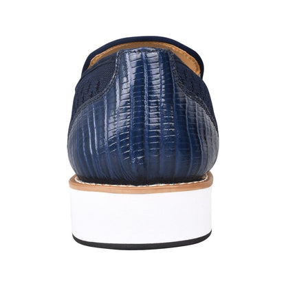 Libertyzeno Shoes Jean Leather Textile Casual Loafers Loafers by Libertyzeno – Don't Panic Shoes