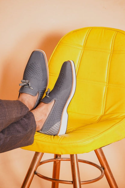 Libertyzeno Shoes Jean Leather Textile Casual Loafers Loafers by Libertyzeno – Don't Panic Shoes