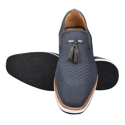 Libertyzeno Shoes Jean Leather Textile Casual Loafers Loafers by Libertyzeno – Don't Panic Shoes