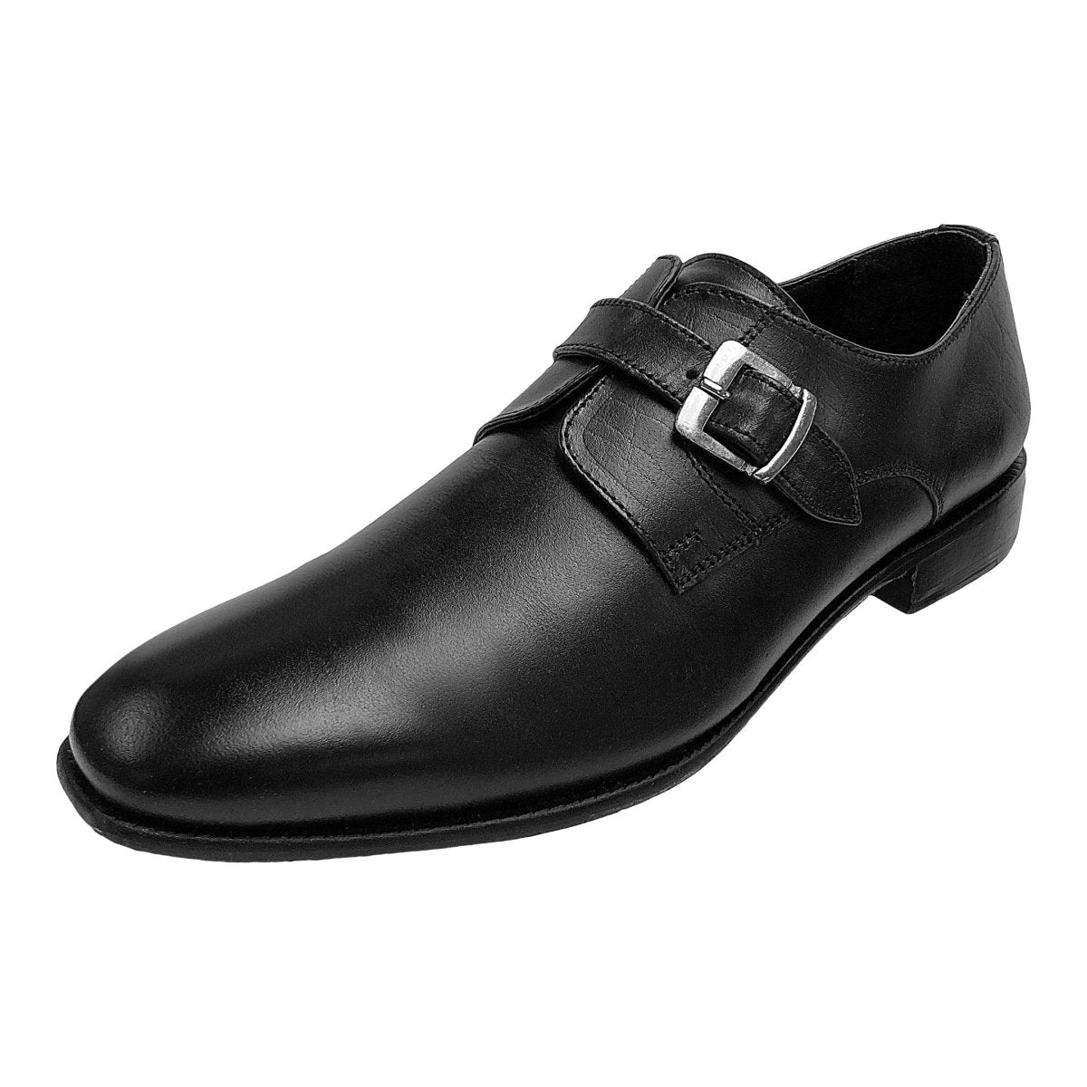 Libertyzeno Shoes Libertyzeno Men's Leather Buckle Monk Strap Dress Shoes Shoes by Libertyzeno – Don't Panic Shoes