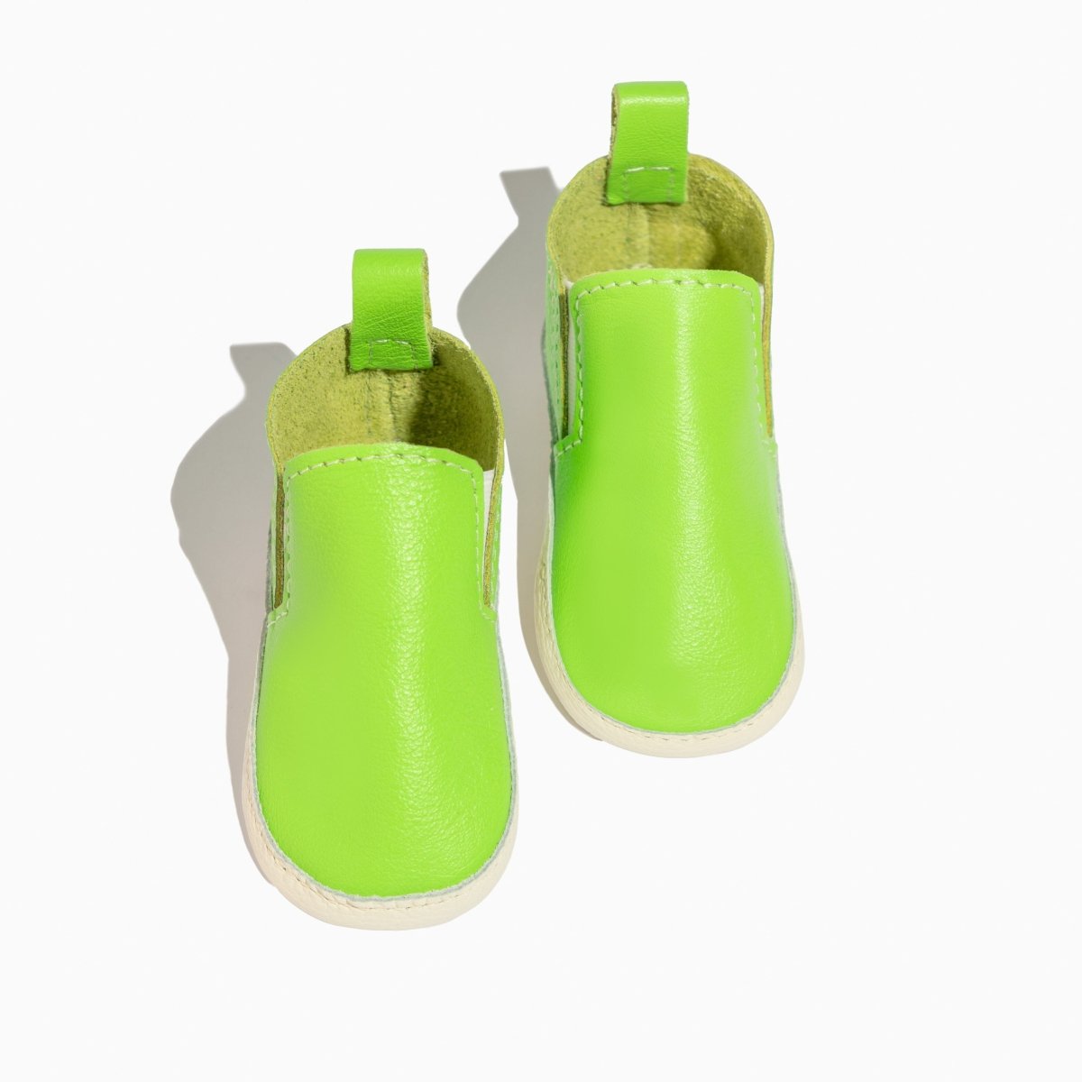 Lime Slip On Baby Shoe Slip On by Freshly Picked – Don't Panic Shoes