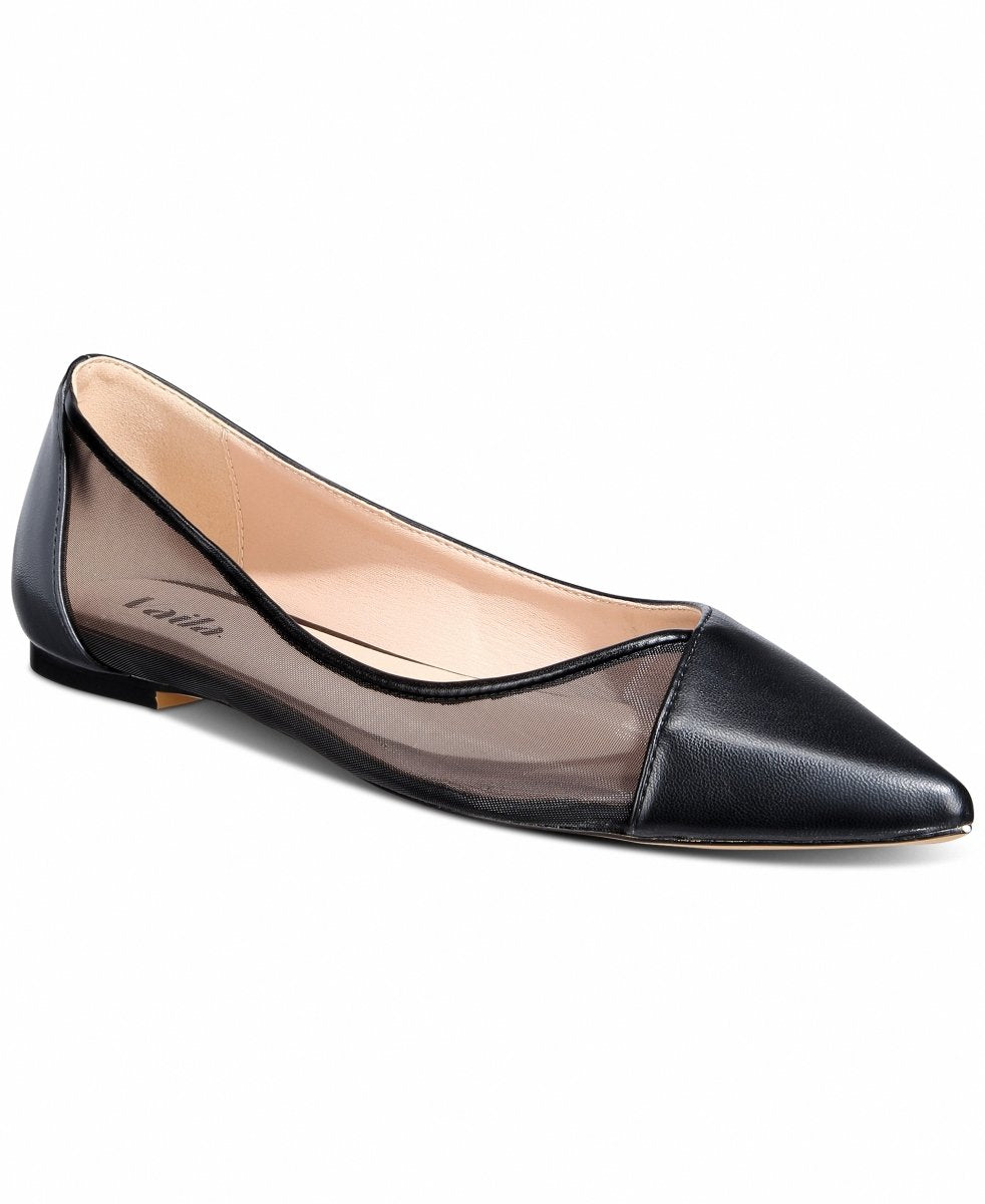 Linda Flats Black Shoes by Vaila Shoes – Don't Panic Shoes