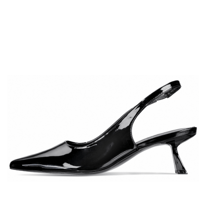 Lisa Slingback Black Shoes by Vaila Shoes – Don't Panic Shoes