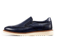 Thumbnail for Clyde Navy men's leather dress shoes with classic design and comfortable fit