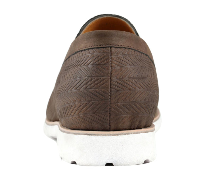 Elias Brown leather shoes with sleek, polished finish and comfortable cushioned insoles