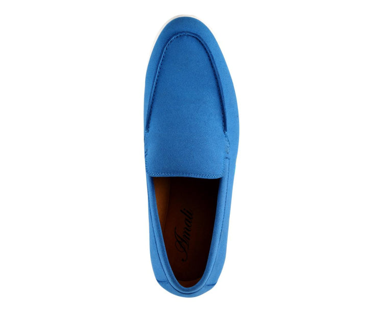 Buy Deniz Elegant Blue Slip-On Loafers Men’S Vegan 2023 - Loafers from Don’t Panic Shoes | Best Prices & Fast Shipping