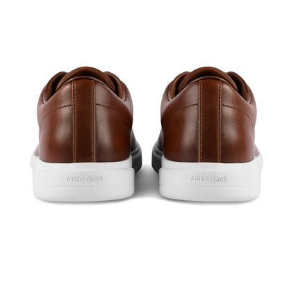 Low - Top Chestnut Sneaker For Everyday Comfort And Style Men's Dress Shoes by Amberjack – Don't Panic Shoes