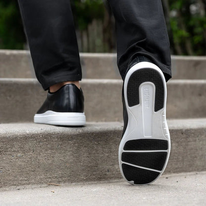 Low Top Sneaker For Everyday Wear With Cushioned Comfort Men's Dress Shoes by Amberjack – Don't Panic Shoes