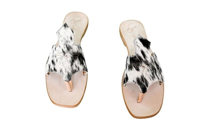 Luciana Cowhide Flip Flop Sandals – Size 10 by Stiefeld Boots – Don't Panic Shoes