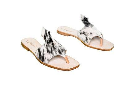 Luciana Cowhide Flip Flop Sandals – Size 11 by Stiefeld Boots – Don't Panic Shoes