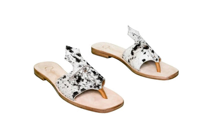 Luciana Cowhide Flip Flop Sandals – Size 11 by Stiefeld Boots – Don't Panic Shoes
